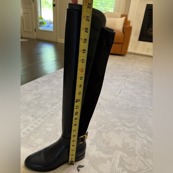 Tory Burch - Marsden over the knee boot - calf leather/ stretch - black - Size 6 - Picture 6 of 6